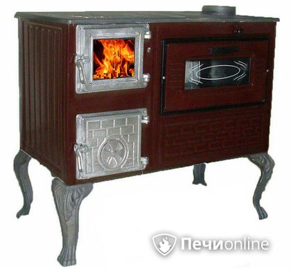 Отопительно-варочная печь МастерПечь ПВ-06 с духовым шкафом, 7.5 кВт в Великом Новгороде